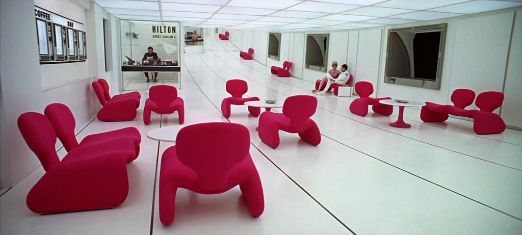 2001: A Space Oddessy - Chairs in the space station