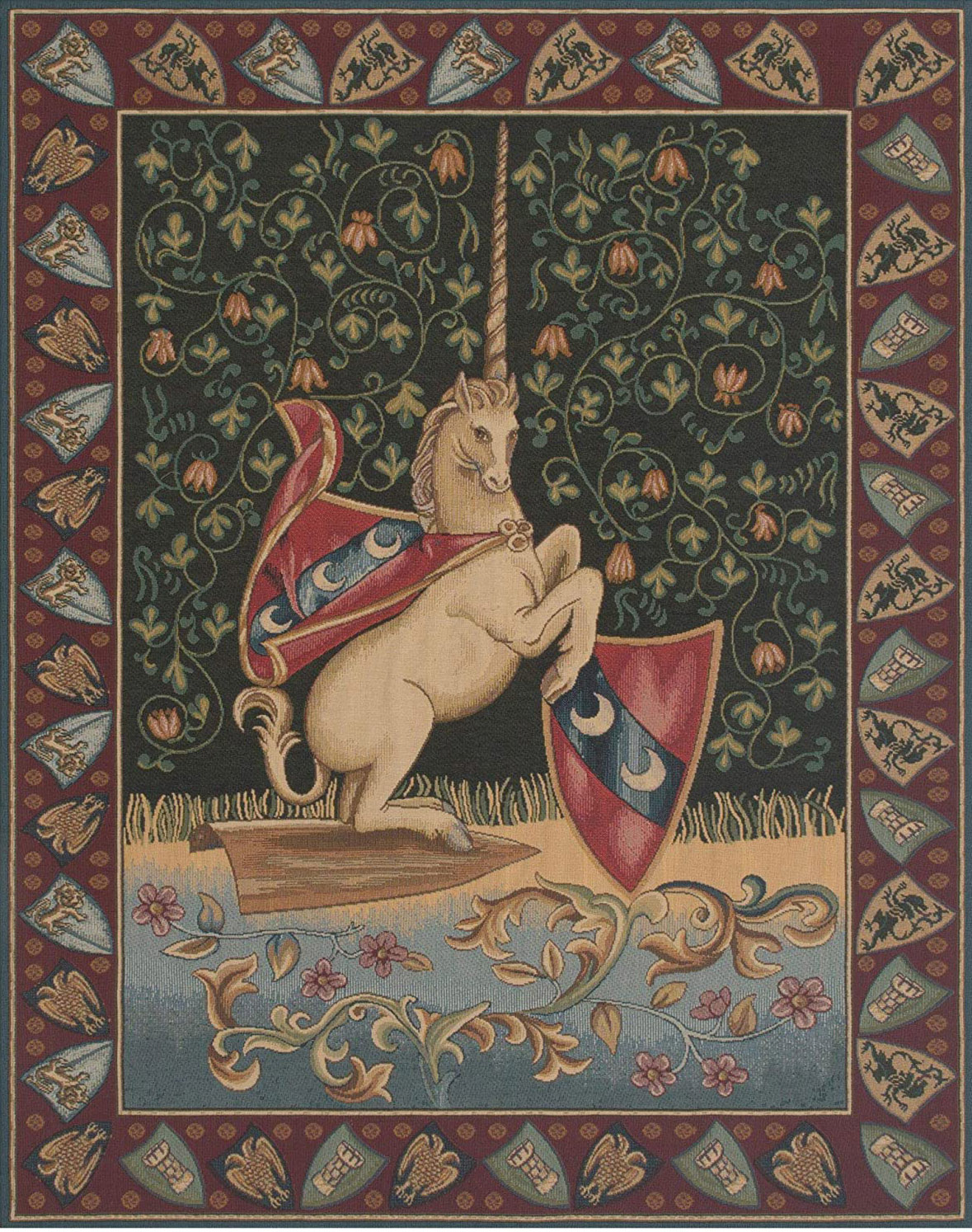 Unicorn Medieval By Alberto Passini