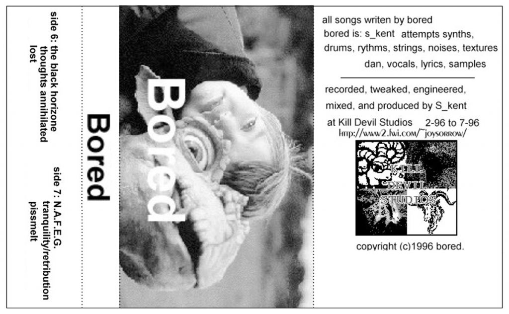 Bored demo tape cassette